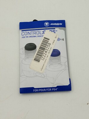 Snakebyte Control Caps - 8x Thumb Grips for PlayStation 4 Controller Gamer Pad