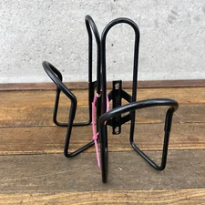 Vintage Blackburn USA Water Bottle Cage Set Road MTB Bike Black Eroica Pair A4
