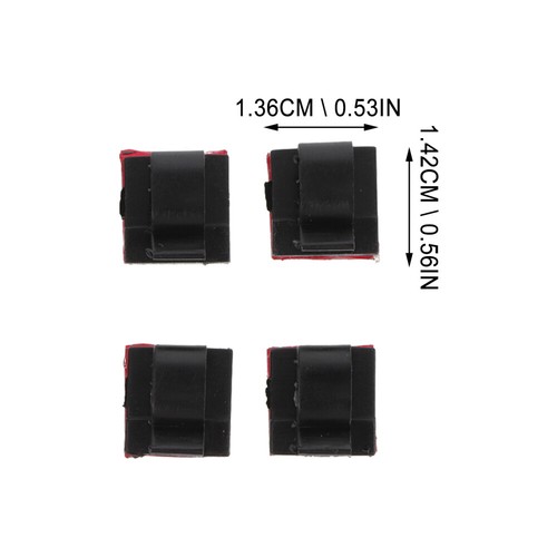 15 Pcs Drahtverwaltung Firmware Büro Datenkabelclips Kabelhalter Selbstklebend - Afbeelding 11 van 12