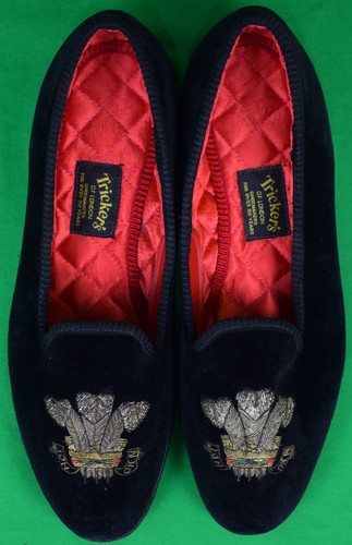 Wales Bullion Plumes Slippers Sz 