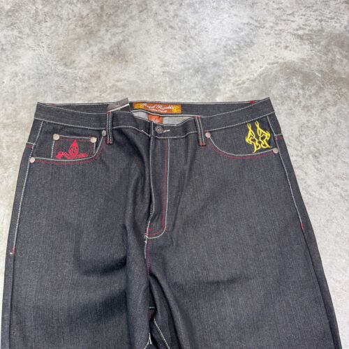 Vintage Royal Republic Jeans Mens 40 y2k baggy hip hop grunge skater wide leg - Picture 4 of 9
