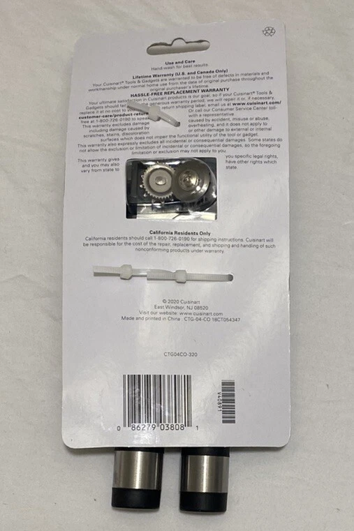 Cuisinart Abridor de latas de agarre suave Hoja de acero inoxidable/Abridor de botellas incorporado NUEVO Foto 2 de 2