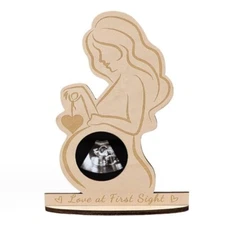 Mother's Day Gift Cute Creative Wooden Baby Ultrasound Picture Frame Sonogram