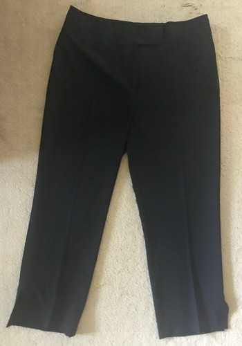Dalia Black Capris Pants Polyester 