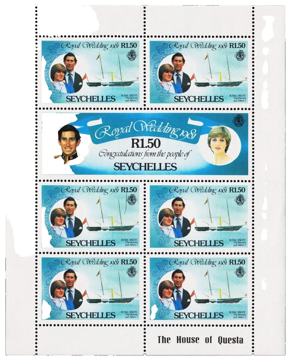 Folha completa de selos colecionáveis (1976 até o Presente)