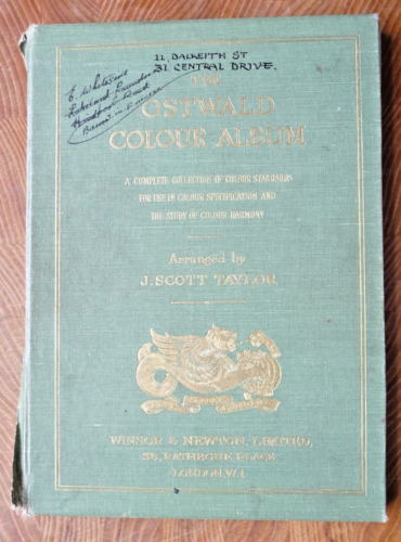 The Ostwald Colour Album  Wilhelm Ostwald J Scott Taylor Winsor & Newton  1928 - Photo 1 sur 12