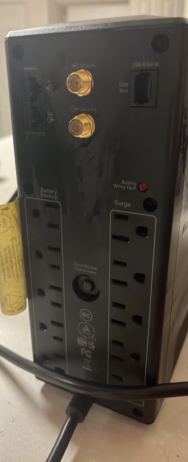 APC BX1500M 1500VA Battery Backup & Surge Protector 696574663446 eBay