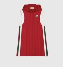 ❤️💚🤍Gucci Technical Jersey Removable Hoodie Dress❤️💚🤍 size S