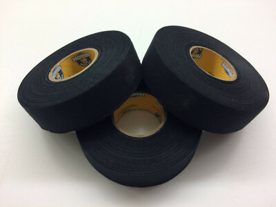 Black Hockey Tape - 1'' x 24 Yards - 3 Rolls - Howies Hockey Tape