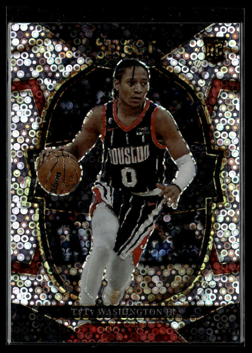 2022-23 Panini Select #70 TyTy Washington Jr. Disco Prizms