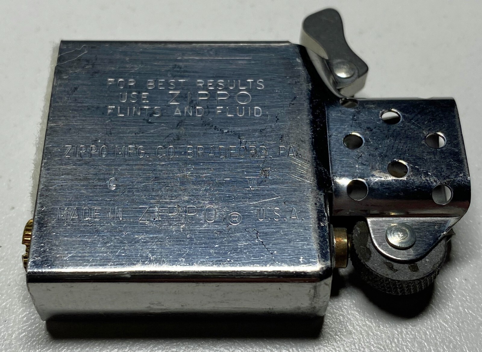 Zippo Lighter Bush & Mikhail Gorbachev Malta Summit Vintage 1990