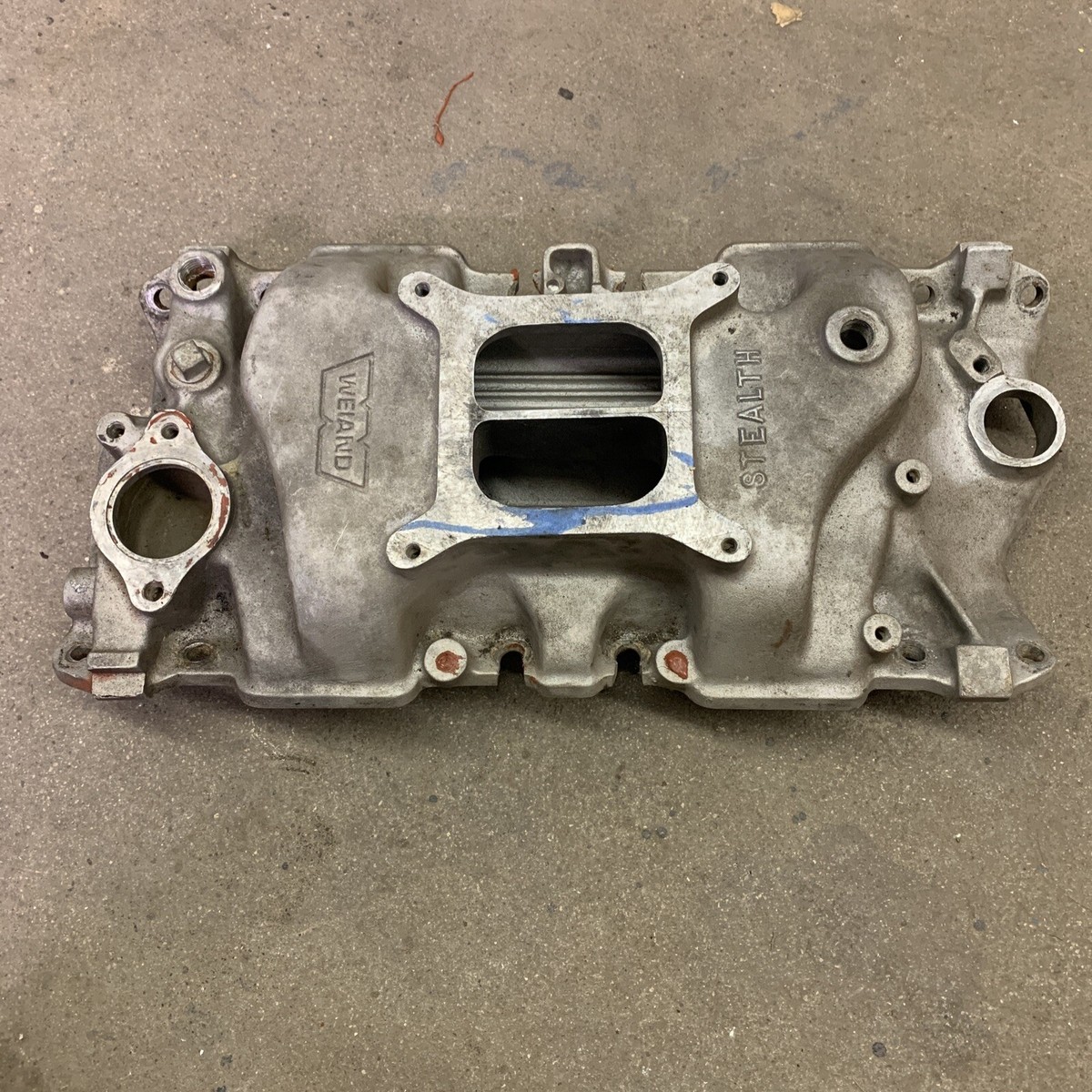 Weiand 8016 SBC Dual Plane High Rise Intake Manifold | eBay