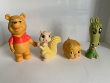 Vintage Squeaker Toys lot. Reliance, Binky , Disney. 1970s