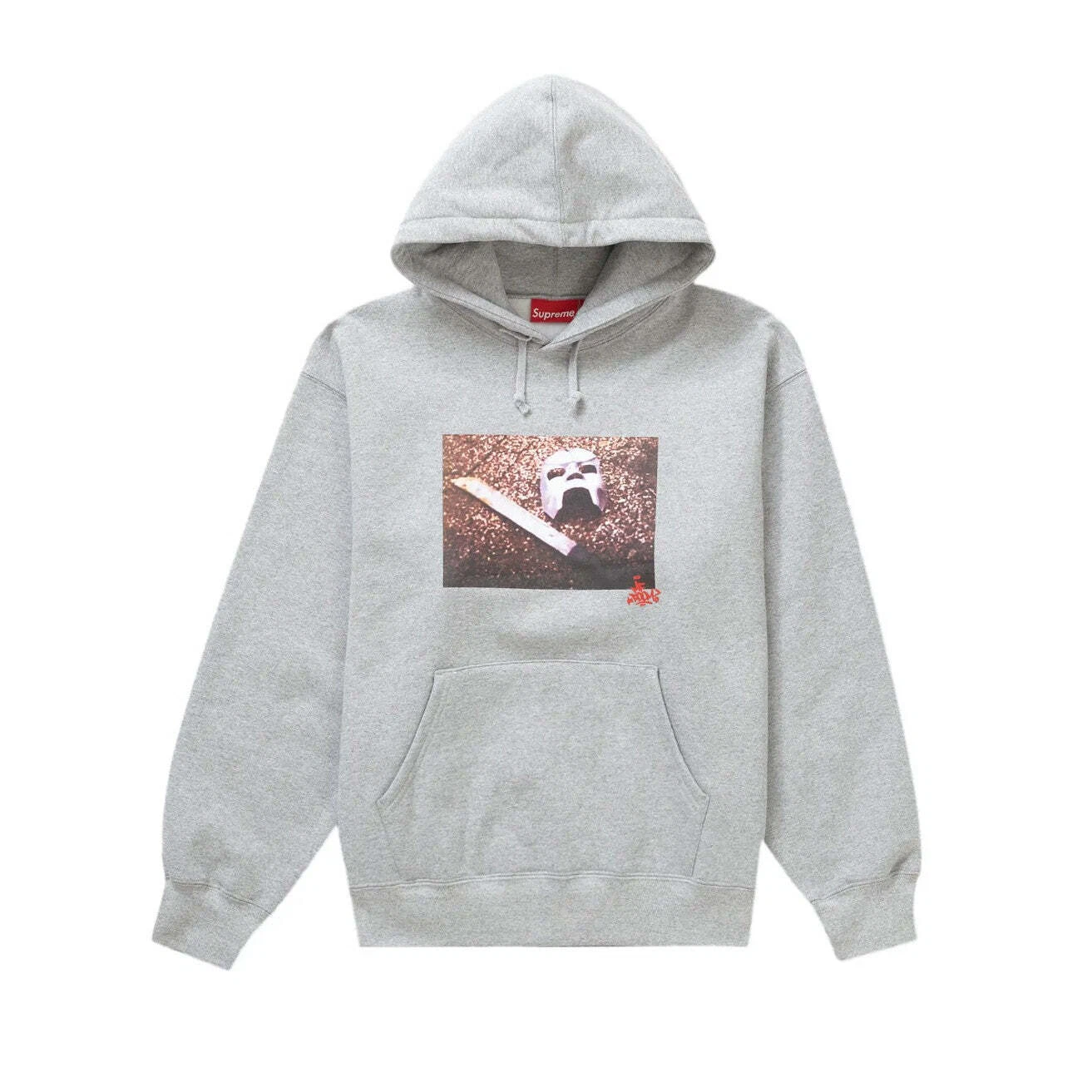 Sweat à capuche gris Supreme MF DOOM