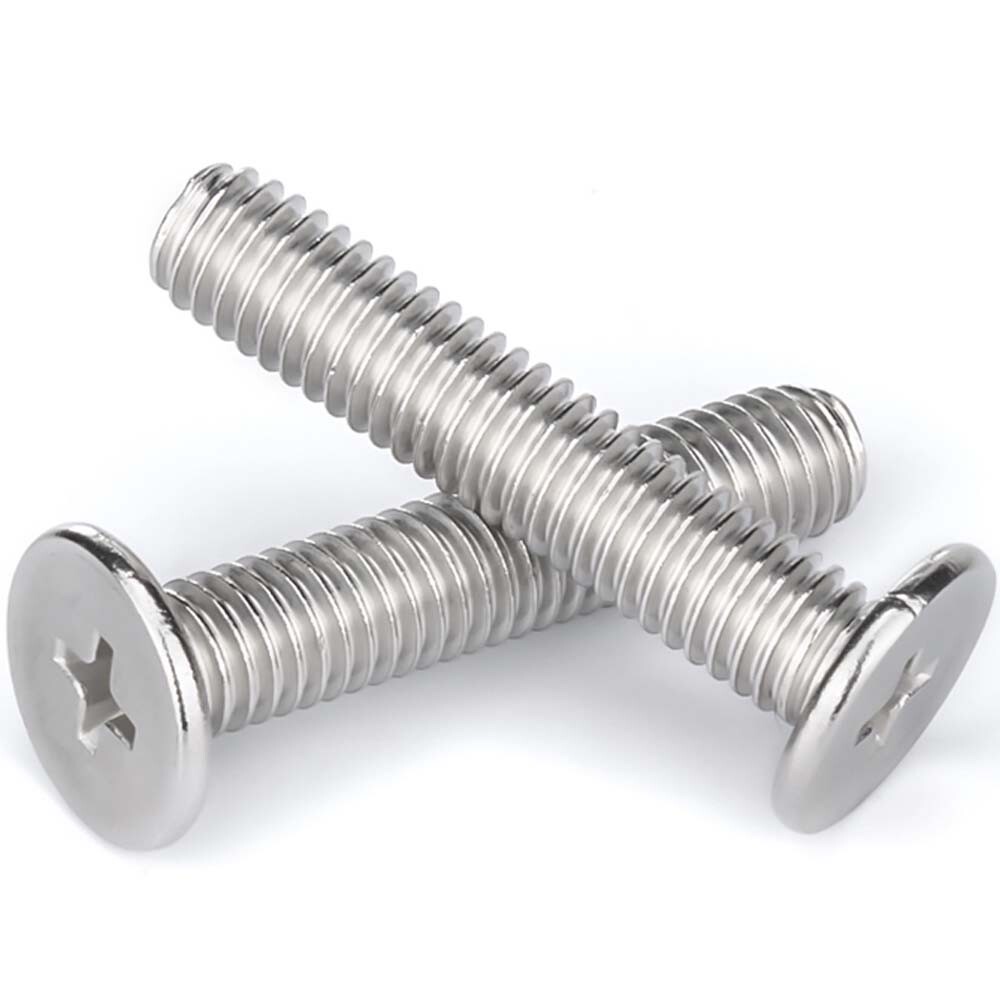 M3 Stainless Steel CM Phillips Ultra Thin Flat Wafer Head Machine Screws Bolts