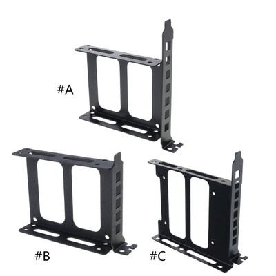 Ventilated Design SSD Metal Mounting Bracket for Desktop PCI Slots Rack