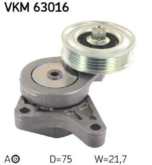 Original SKF Spannrolle Keilrippenriemen VKM 63016 FüR Honda-image