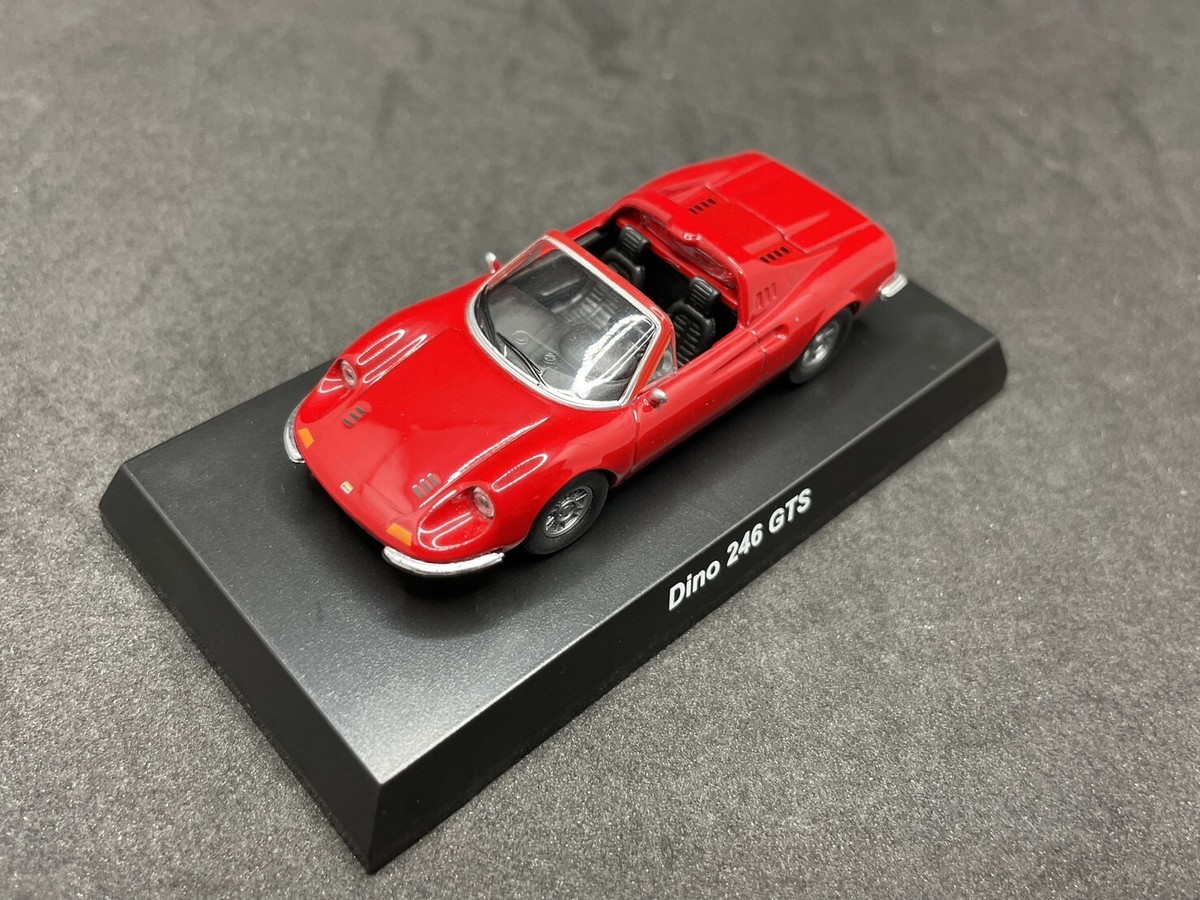 Kyosho 1/64 Ferrari collection 4 Dino 246 GTS Red Diecast Kyosho 1/64 Ferrari collection 4 Dino 246 GTS Red Diecast