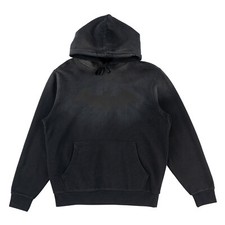 Welcome X Batman Skateboard Sudadera Bat Logo Sun-Fade Sudadera con Capucha Negra