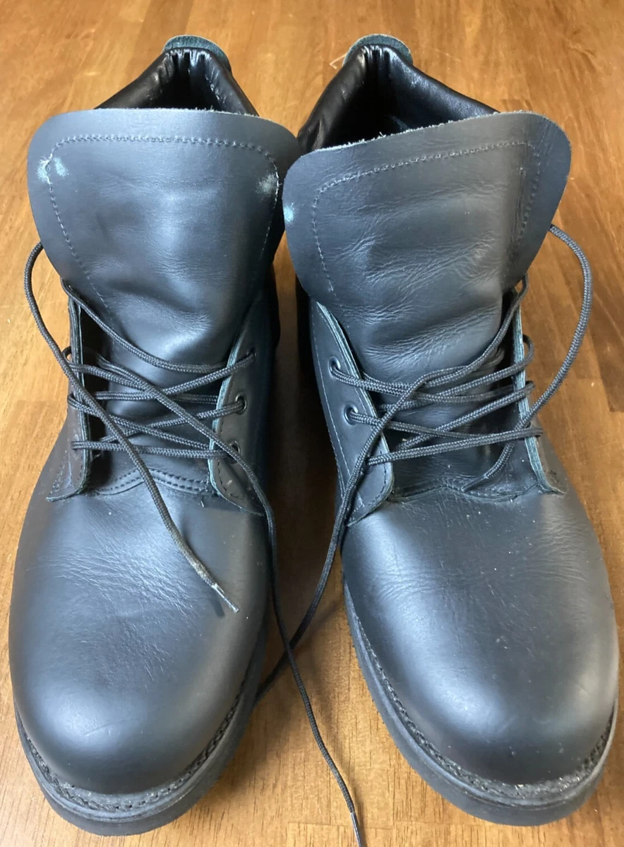 Vibram Sole Boots Lace‎ Up Oil Resist 1121 16 15164 USA Black Men\'s 14 3E WIDE Vibram Black Boots for Men for Sale | Shop New & Used Men main image 4