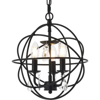 Elegant Lighting LD5055D12MB - Pendants Indoor Lighting