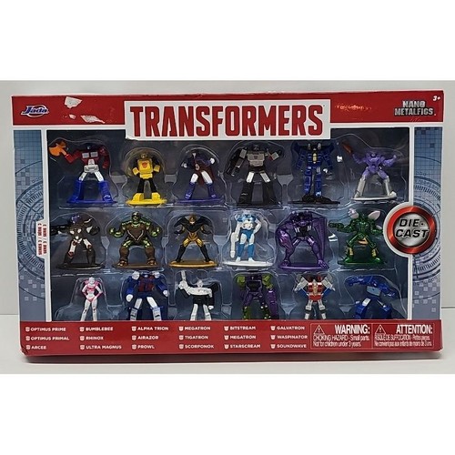 Jada Toy Set Transformers Nano Metalfigs Diecast 18 Mini Collectible series 3