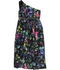 Sl Fashions Womens Floral-Print Maxi Gown Dress