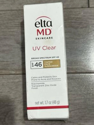 Elta MD SPF 46 Tinted Face Sunscreen   48g | Skincare & UV Protection New in Box