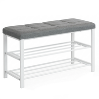 Schuhbank Schuhregal Schuhschrank Mit SitzfläChe FüR Eingangsbereich Flur Loft