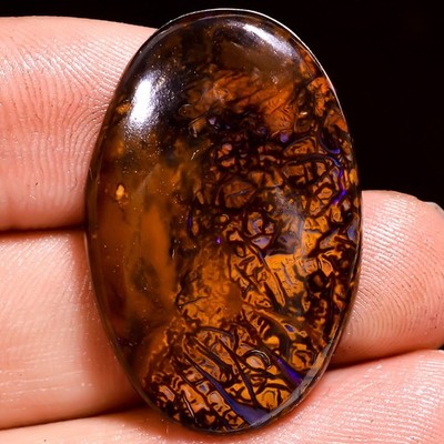 Natural BOULDER OPAL Oval Cabochon Opal Lose Edelstein 31.35 CT 20x31x5 mm TP359