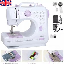 Portable Mini 12 Stitches Pedal Household Electric Sewing Machine for Beginner