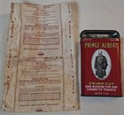 Vintage 1975 Prince Albert Tobacco Tin Crimp Cut 1.5oz Pocket Tin W/ Rare Paper! — photo 7