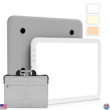 A4 Rechargeable Light Pad with Case, 6 Dimming Levels, 3 Color Temperatures