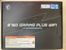 MSI B760 GAMING PLUS WIFI DDR5 ATX Motherboard LGA1700 Intel 12th/13th/14th Gen