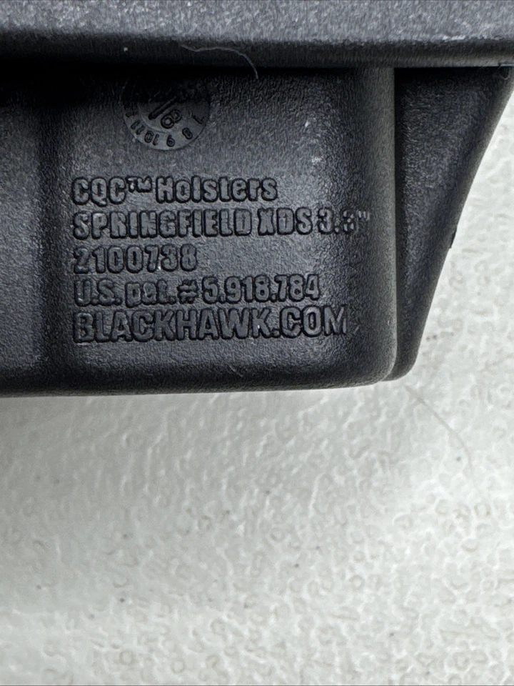 BlackHawk CQC Serpa Holster fits Springfield XDS, 3.3 Barrel, Right Handed, Blk - Image 4 of 4
