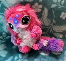 Magic Mixies Interactive Pink Mixie Plush Lights Sounds Doll Works 7"