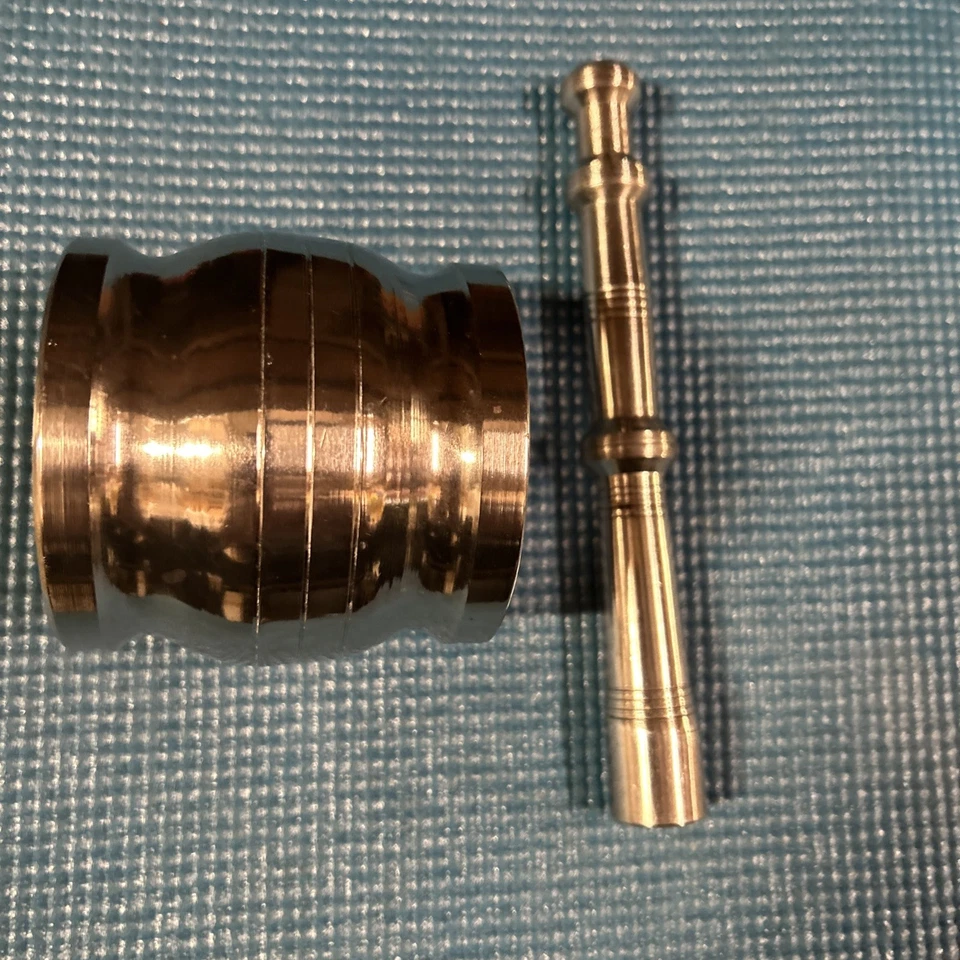 Stainless Steel Mortar and Pestle Set Bowl Spice Grinder Pill Crusher Mincers - Image 3 of 4