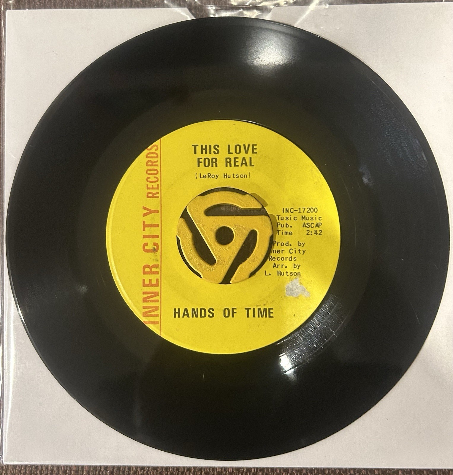 Sweet Soul 45 Hands Of Time “This Love For Real” VG++