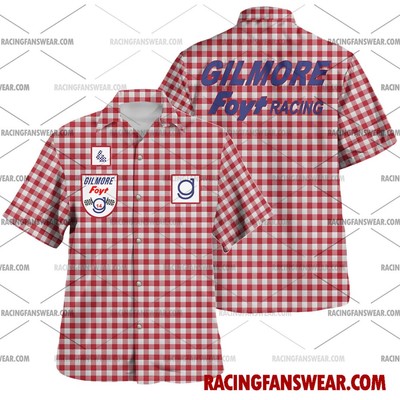 A J Foyt Nascar Racing 1977  Hawaiian Shirts, Racing Casual Shirt For Men