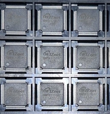   1× W3150A+ WIZnet Ethernet 10/100 Base-T/TX PHY SPI, MII Interface 64-LQFP