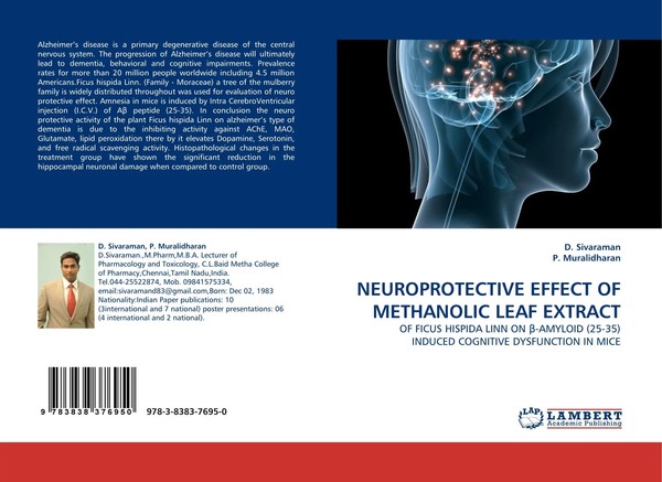 D. Sivaraman (U. A.) | Neuroprotective Effect Of Methanolic Leaf Extract | Buch-image