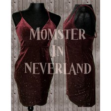 Windsor velvet maroon dress