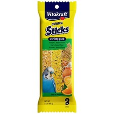 Vitakraft Crunch Sticks Variety Pack Parakeet Treats 2.5 oz. Pack of 3 