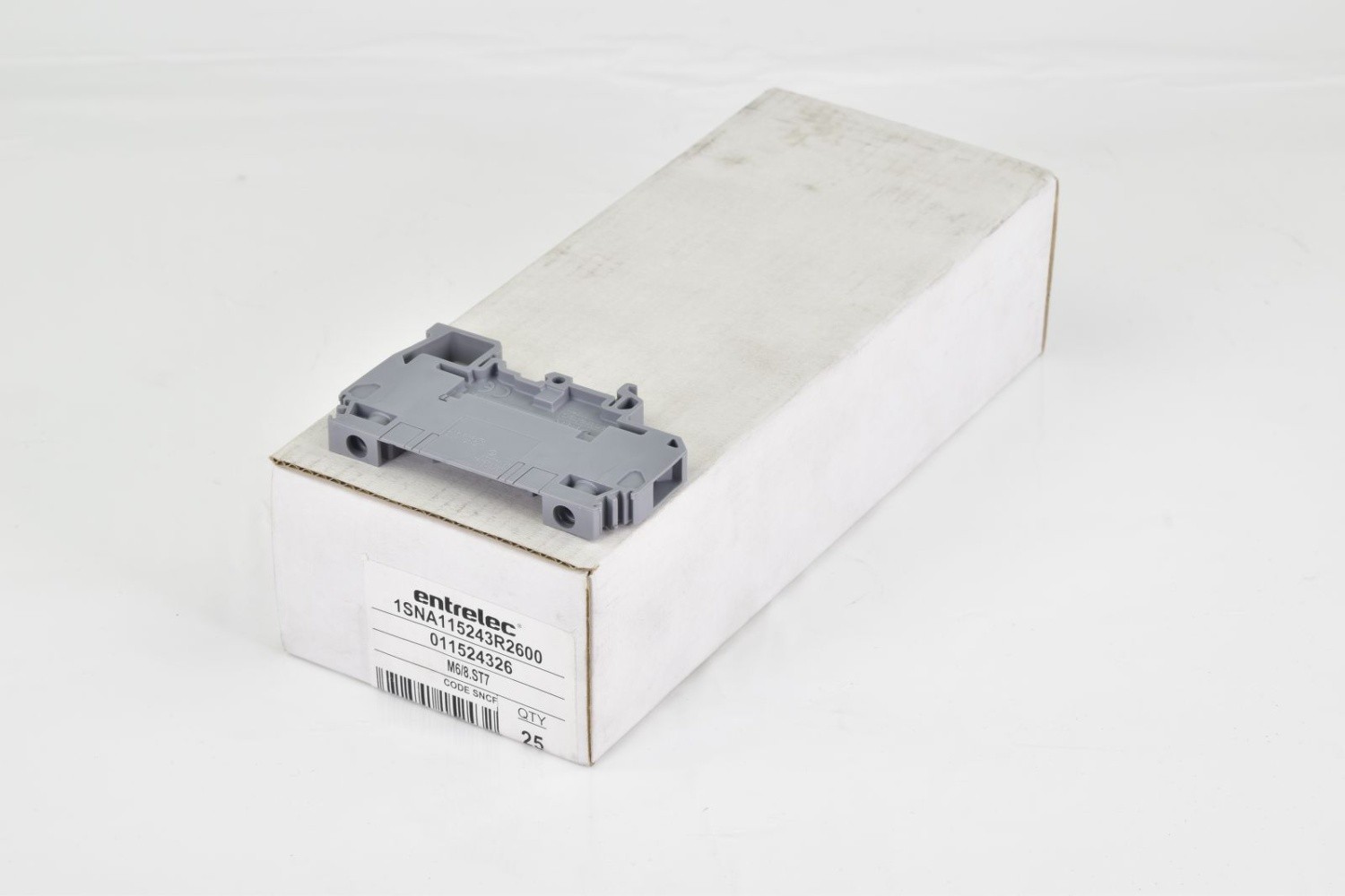 ABB 1SNA115243R2600, M6/8.ST7, Terminal Block, (1PU=25Pcs.)