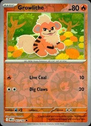Growlithe 027/182 Destined Rivals Reverse Holo