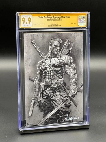 Victor Garduno Shadows of Castle CGC 9.9 SS - Punisher - Signed LTD 500