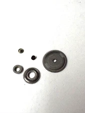 ELGIN 0sz POCKETWATCH  2058-1943 SET RATCHET WHEEL CROWN WHEEL W SCREW  ---A-200