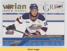 2024-25 Upper Deck CHL Blue Lincoln Moore #256 READ 0ip6