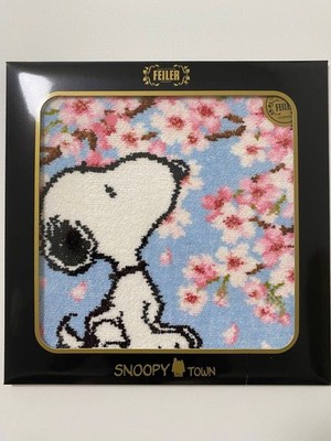 Feiler Snoopy Sakura Taschentuch 25 cm x 25 cm PEANUTS 2020 Neu