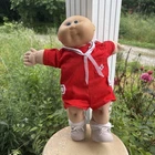 Vitg  CPK Doll Coleco Red Sailor Outfit Shoes Socks  Blue Eyes HM1
